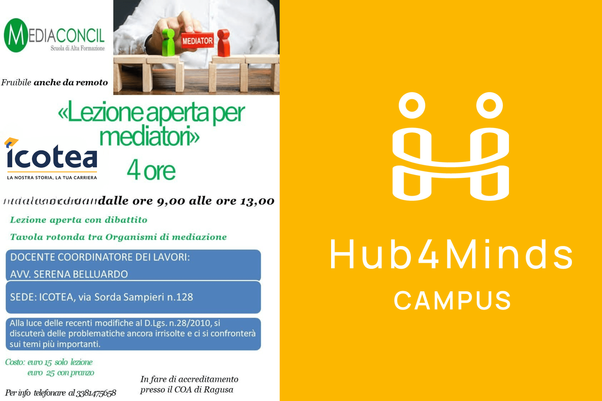 Lezione aperta per mediatori: un